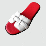 Ladies Flat Leather Slippers