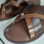 Male Brown Combo Slides